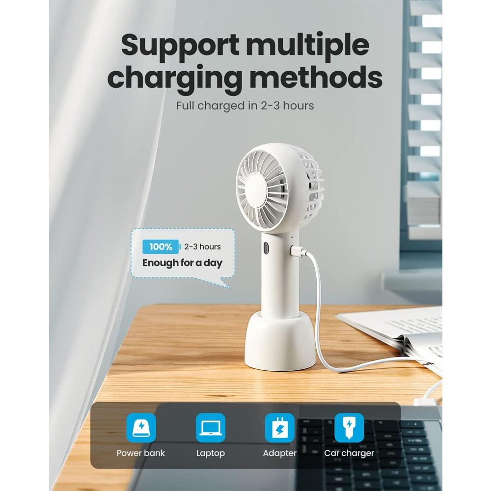Portable Mini USB Fan with Base