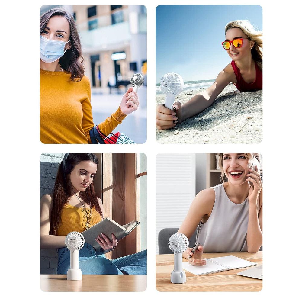 Portable Mini USB Fan with Base
