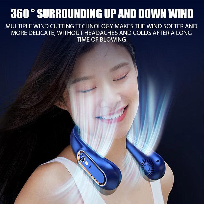 Portable Neckband Fan 5 Speed