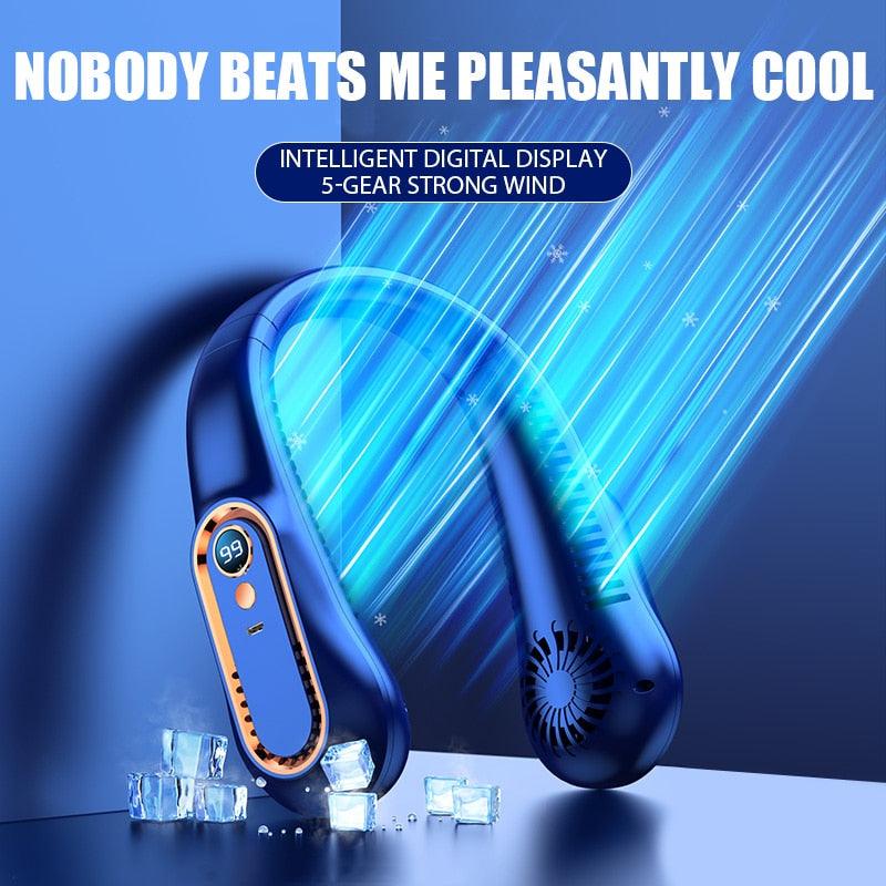 Portable Neckband Fan 5 Speed
