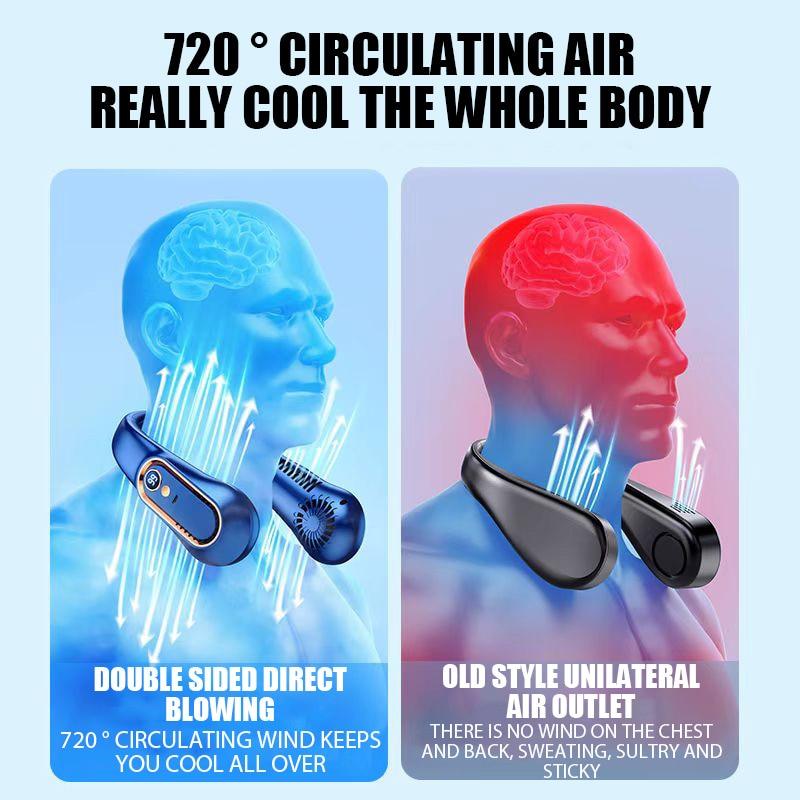 Portable Neckband Fan 5 Speed